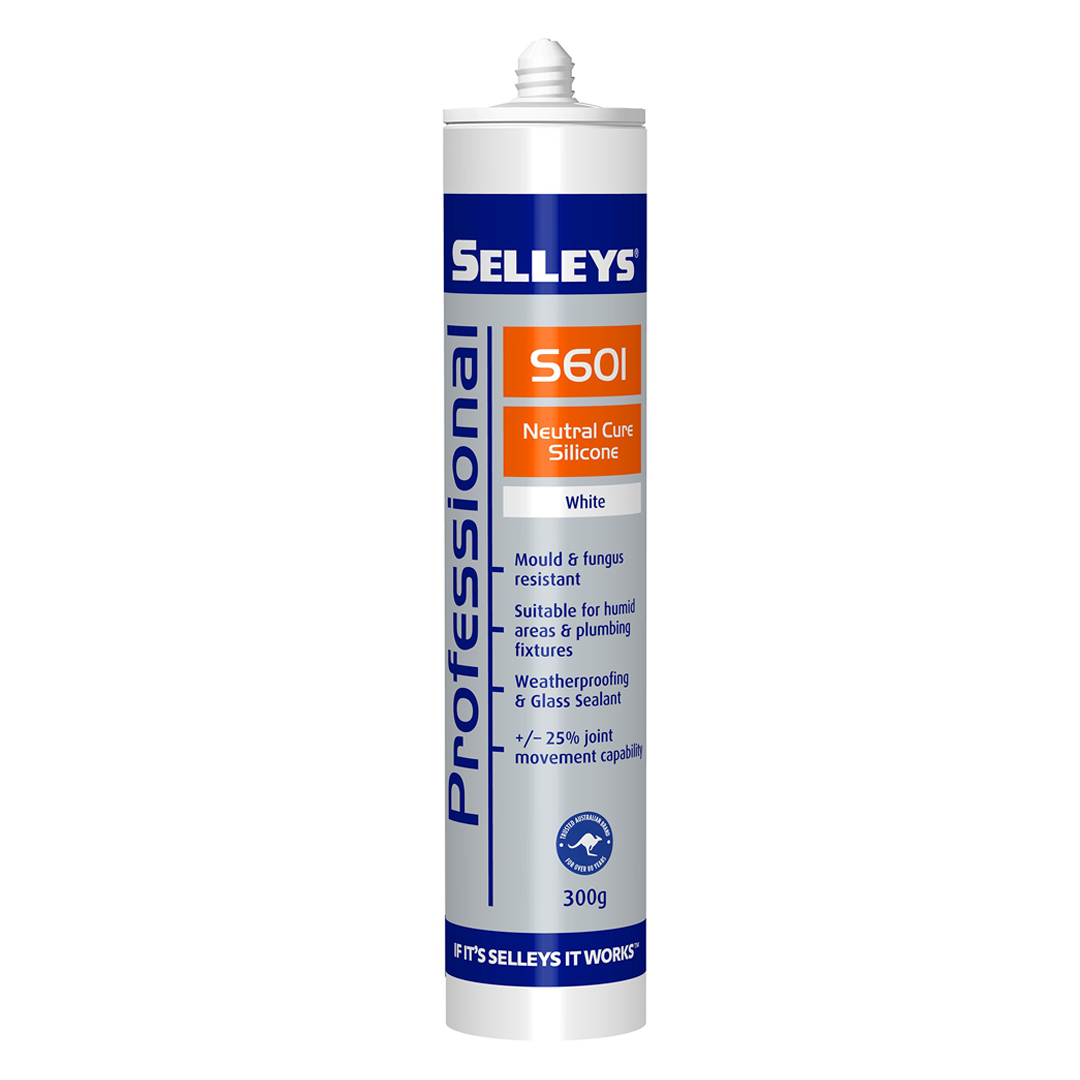 49(2) Selleys S601 Professional Neutral Cure Silicone White